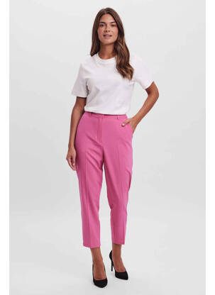 Pantalon 7/8 rose VERO MODA femme