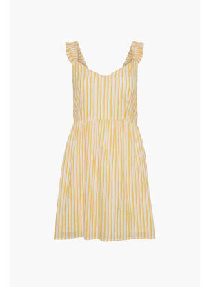 Robe courte jaune VERO MODA femme