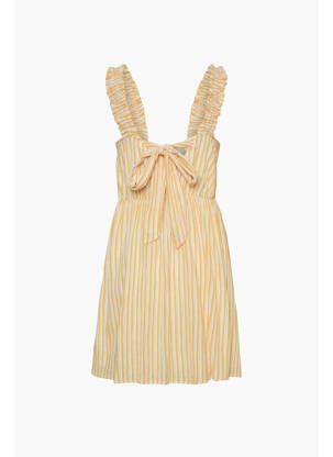 Robe courte jaune VERO MODA femme