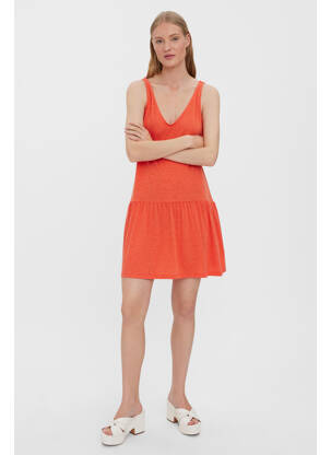 Robe courte rouge VERO MODA femme