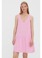 Robe courte rose VERO MODA pour femme seconde vue