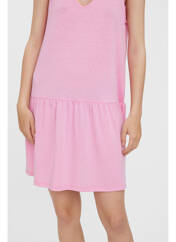 Robe courte rose VERO MODA pour femme seconde vue