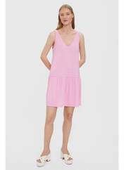 Robe courte rose VERO MODA pour femme seconde vue