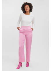 Pantalon droit rose VERO MODA pour femme seconde vue