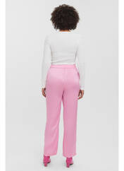 Pantalon droit rose VERO MODA pour femme seconde vue