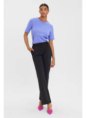 Pantalon chino noir VERO MODA pour femme seconde vue