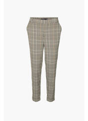 Pantalon droit marron VERO MODA pour femme seconde vue
