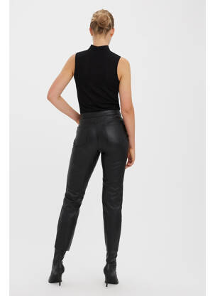 Pantalon slim noir VERO MODA femme