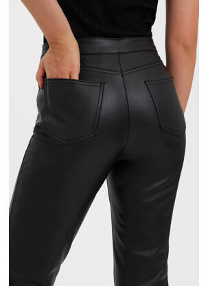 Pantalon slim noir VERO MODA femme