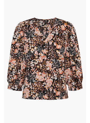 Chemise manches longues noir VERO MODA pour femme
