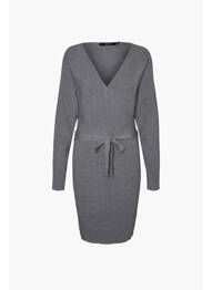 Robe mi-longue gris VERO MODA femme