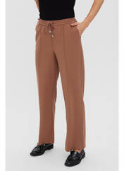 Pantalon droit marron VERO MODA pour femme seconde vue