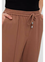 Pantalon droit marron VERO MODA pour femme seconde vue