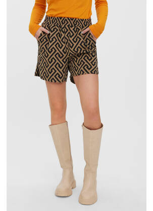Short marron VERO MODA pour femme