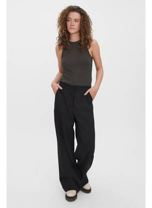Pantalon chino noir VERO MODA femme