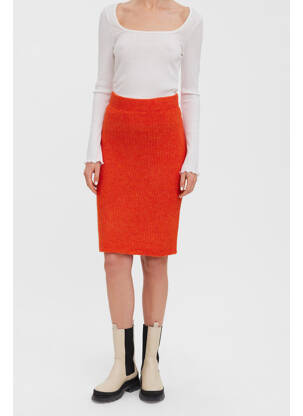 Jupe mi-longue rouge VERO MODA femme