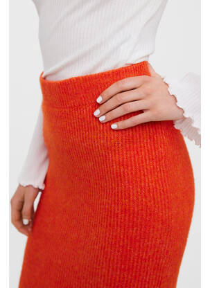 Jupe mi-longue rouge VERO MODA femme