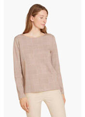 T-shirt beige TOM TAILOR pour femme seconde vue