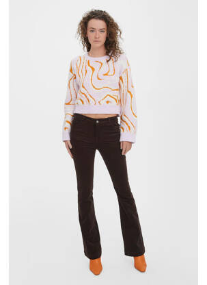 Pantalon flare marron VERO MODA femme