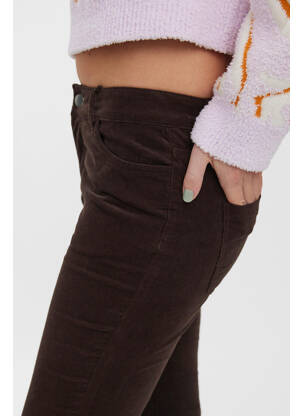 Pantalon flare marron VERO MODA femme