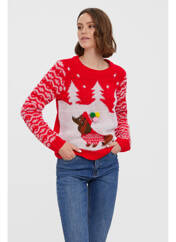 Pull rouge VERO MODA pour femme seconde vue