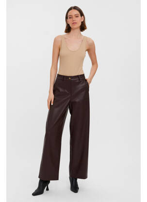 Pantalon large marron VERO MODA femme