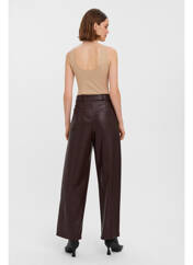 Pantalon large marron VERO MODA pour femme seconde vue