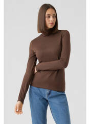 Polo marron VERO MODA pour femme seconde vue