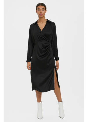 Robe mi-longue noir VERO MODA femme