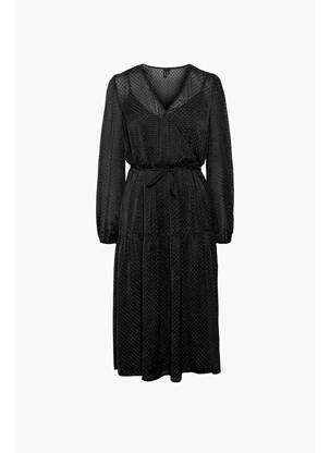 Robe mi-longue noir VERO MODA femme