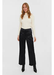 Pantalon flare noir VERO MODA pour femme seconde vue