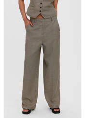 Pantalon chino marron VERO MODA pour femme seconde vue