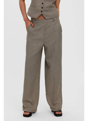 Pantalon chino marron VERO MODA pour femme