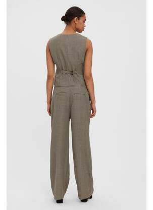 Pantalon chino marron VERO MODA femme