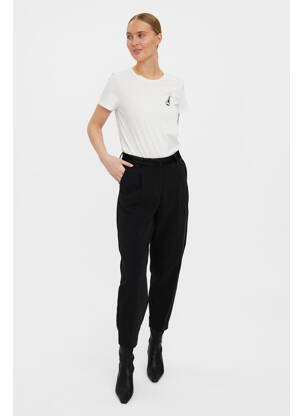 Pantalon chino noir VERO MODA femme
