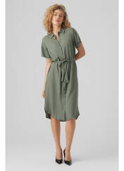 Robe mi-longue vert VERO MODA pour femme seconde vue