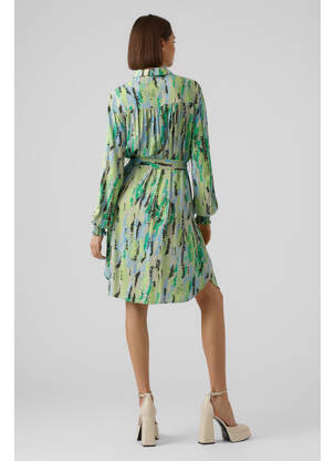 Robe mi-longue vert VERO MODA femme