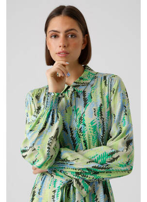 Robe mi-longue vert VERO MODA femme