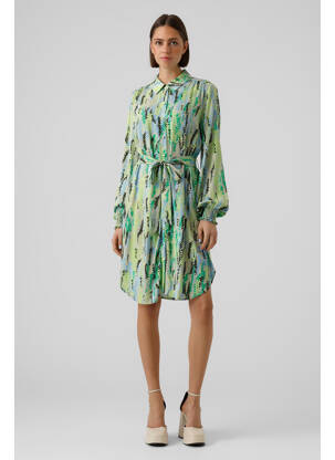 Robe mi-longue vert VERO MODA femme