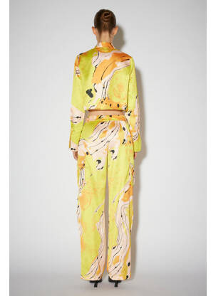 Pantalon chino jaune SOMETHING NEW femme