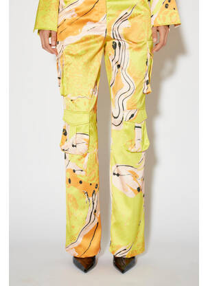 Pantalon chino jaune SOMETHING NEW femme