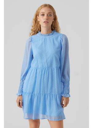 Robe courte bleu VERO MODA femme