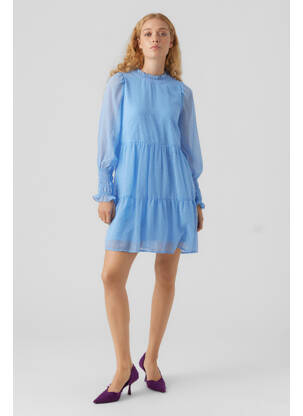 Robe courte bleu VERO MODA femme