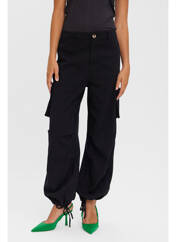 Pantalon cargo noir VERO MODA pour femme seconde vue