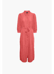 Robe longue rose VERO MODA pour femme seconde vue
