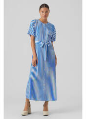 Robe longue bleu VERO MODA pour femme seconde vue