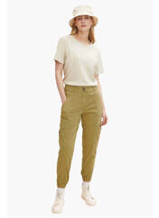 Pantalon cargo vert TOM TAILOR pour femme seconde vue