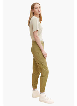 Pantalon cargo vert TOM TAILOR femme