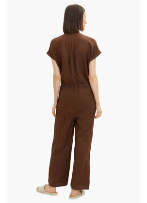 Blouse marron TOM TAILOR femme
