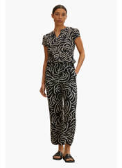 Pantalon droit noir TOM TAILOR pour femme seconde vue